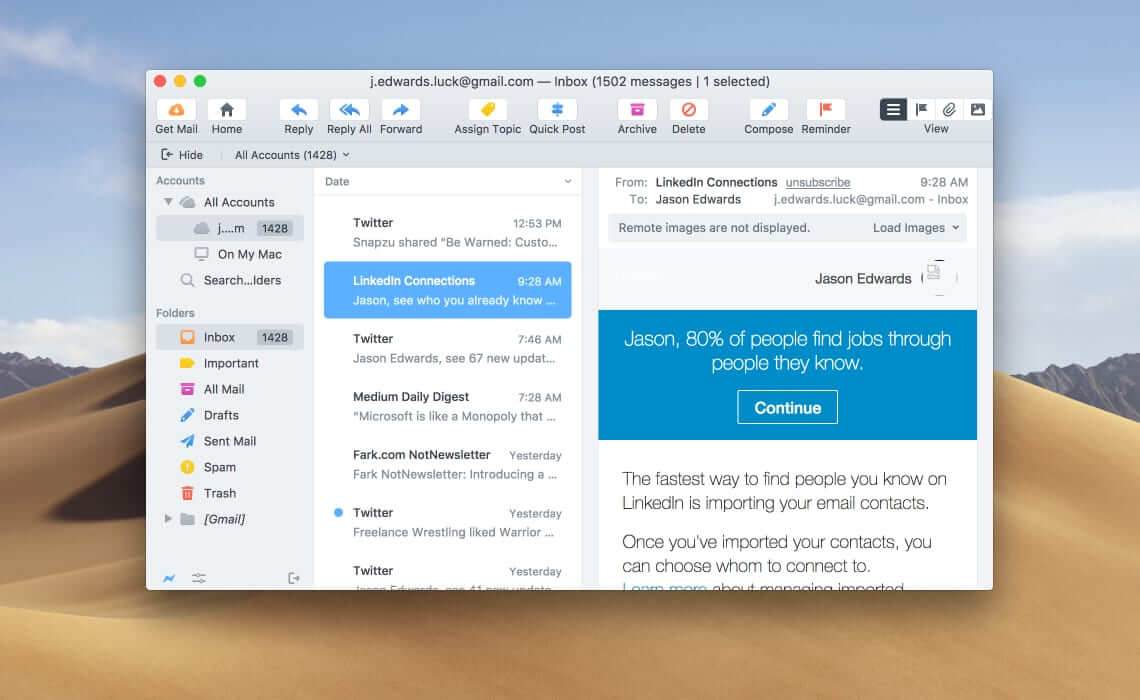 thunderbird email client for mac